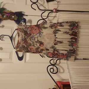 Ginger D lace peplum top